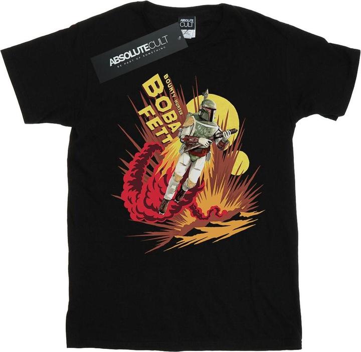 Immagine prodotto Star Wars Boba Fett Rocket Powered Maglietta Uomo (XXL)