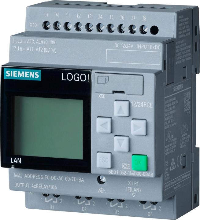 Immagine prodotto Siemens LOGO! 8.3 12/24RCE Dispositivo di base
