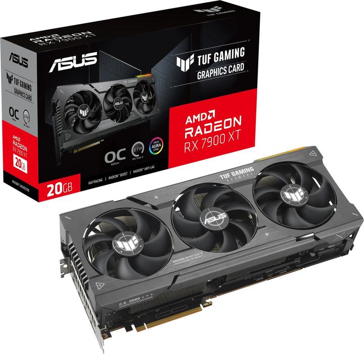 Productafbeelding ASUS TUF GAMING Radeon RX 7900 XT OC Editie (20 GB)