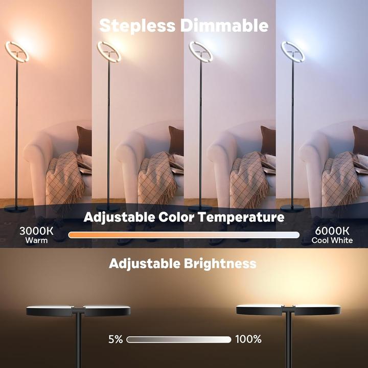 Produktbild LS LED Stehleuchte RotaFlex Color (1300 lm)
