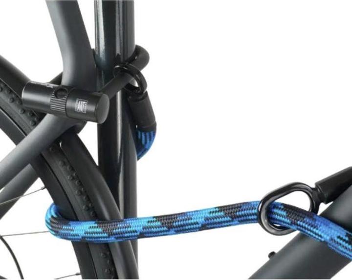Productafbeelding Tex-Lock eyelet Kettenschloss + U/X-lock Mini-Bügelschloss (120 cm)