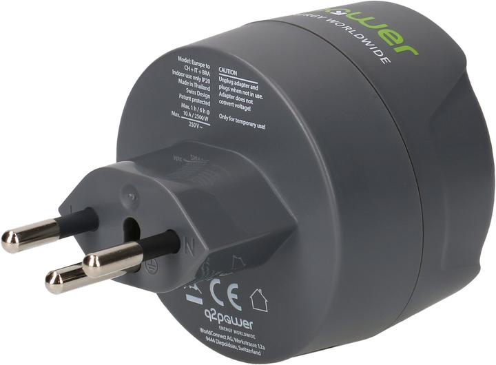 Immagine prodotto Q2 Power Adattatore da viaggio Q2Power World