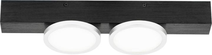 Produktbild Lucande Kellino Deckenleuchte, 2-flammig, schwarz (1200 lm, GU10)