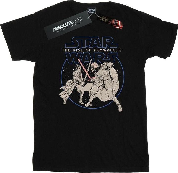 Star Wars The Rise Of Skywalker Rey And Kylo Combat TShirt (XXL)