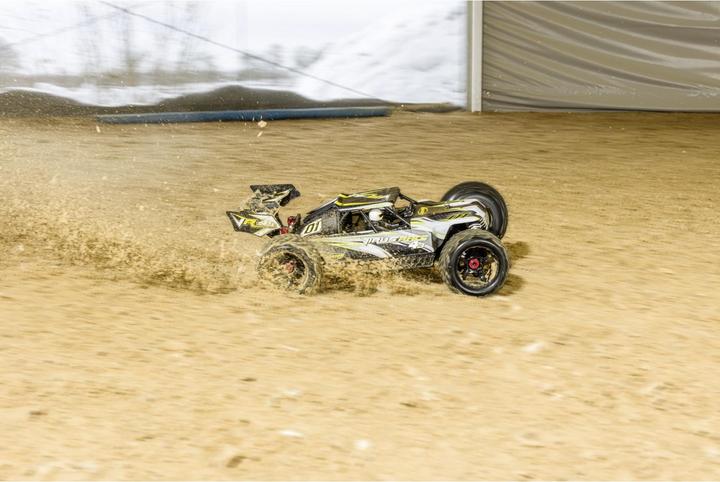 Actual product image Carson 1:8 Virus Race 4.3 4S bl. 100% RTR white (RTR Ready-to-Run)