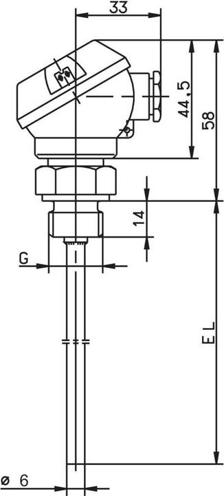 Actual product image Jumo TYP 90.281.F56, PT100