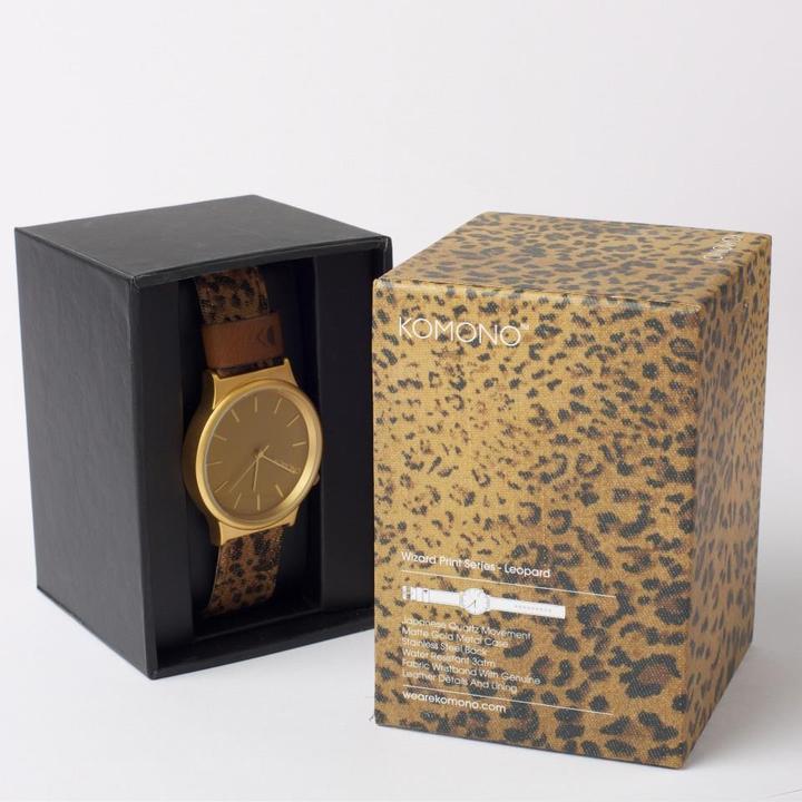 Image du produit Komono The Wizard Print Series Léopard (Montre analogique, 36 mm)