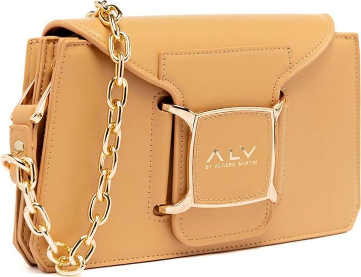 Actual product image ALV by Alviero Martini Damen Umhängetasche - Modell Foggia - 100% Polyurethan - 27.0 X 16.0 X 8.0 Cm