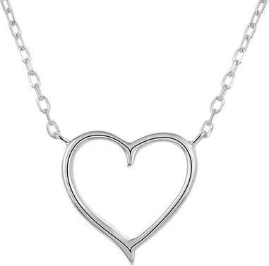 Image du produit Beneto Collier en argent avec coeur AGS288 / 47