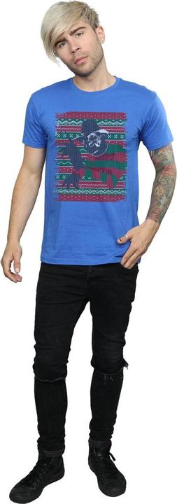 Image du produit Absolute Cult - T-shirt CHRISTMAS FAIR ISLE - Homme (M)