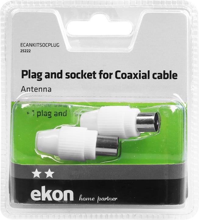 Immagine prodotto Ekon Kit di connettori per antenne SAT (Cavi antenna)