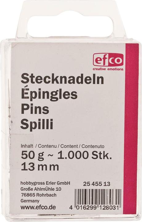 Image du produit Glorex Epingles 18mm / 50g env. 1000pcs