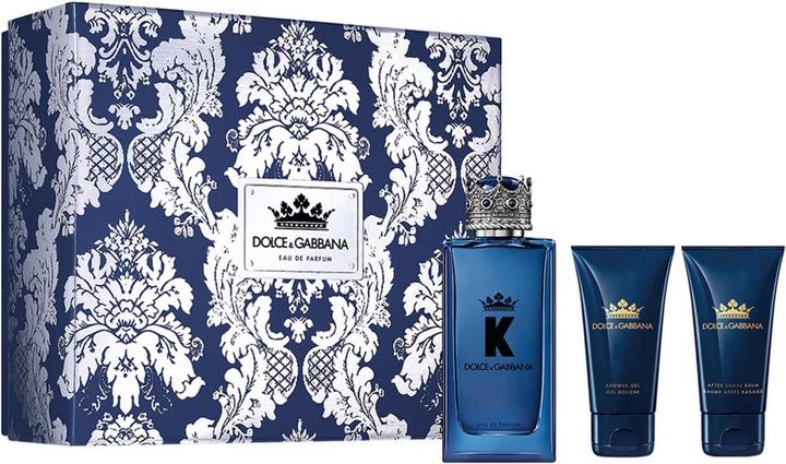 Immagine prodotto Dolce & Gabbana Trio Set Eau de Parfum 100 / After Shave Balm 50 / Shower Gel (Eau de parfum, 4182 ml)