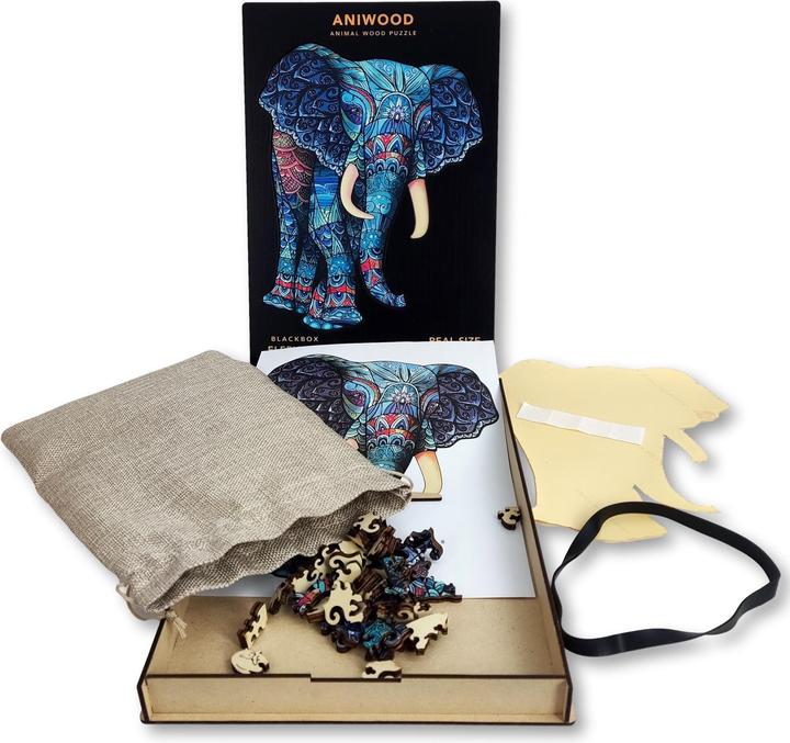 Immagine prodotto Aniwood Motivo puzzle Elefante (M) (150 pezzi)