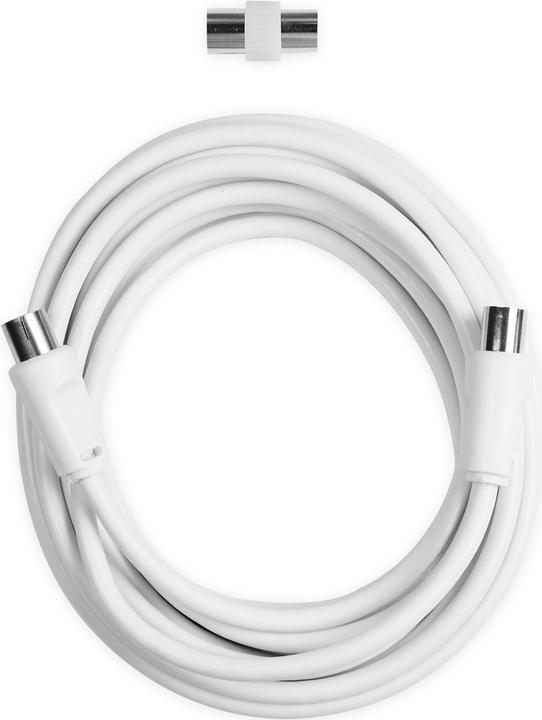 Immagine prodotto Ekon Cavo antenna maschio/femmina + adattatore 75dB (Cavi antenna)
