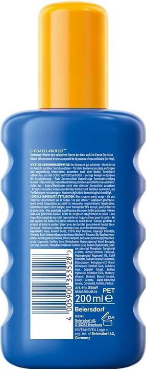 Immagine prodotto NIVEA Protezione e cura (Spray solare, SPF 50+, 200 ml, 246 g)
