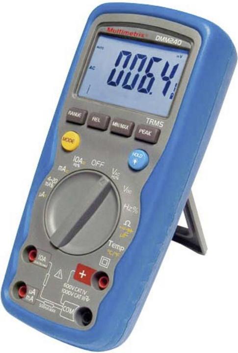 Image du produit Multimetrix Multimètre à main DMM 240 (CAT III 1000V, CAT IV 600V)