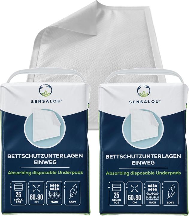 Image du produit Sensalou Einweg-Bettschutzunterlagen (100 Stück) (100 x)