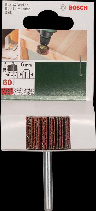 Produktbild Bosch Zubehör Lamellenschleifer für Bohrmaschinen, 50 mm (60)