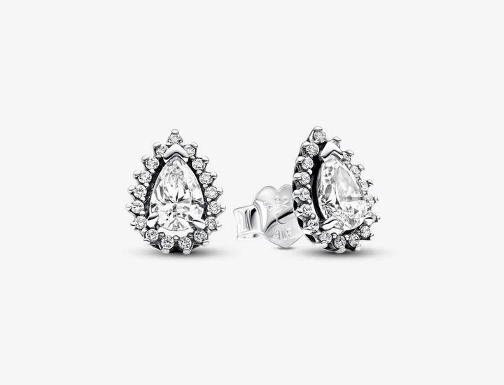 Image du produit Pandora Boucles d'oreilles couronne de poires étincelantes (Argent sterling 925)