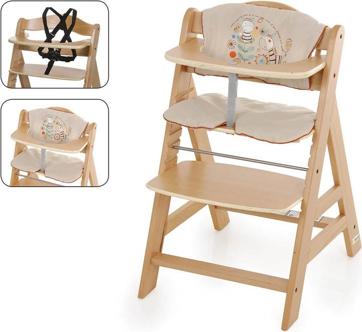 Hauck Hochstuhl Alpha Plus inkl. Seatpad Little-World (Hochstuhl)