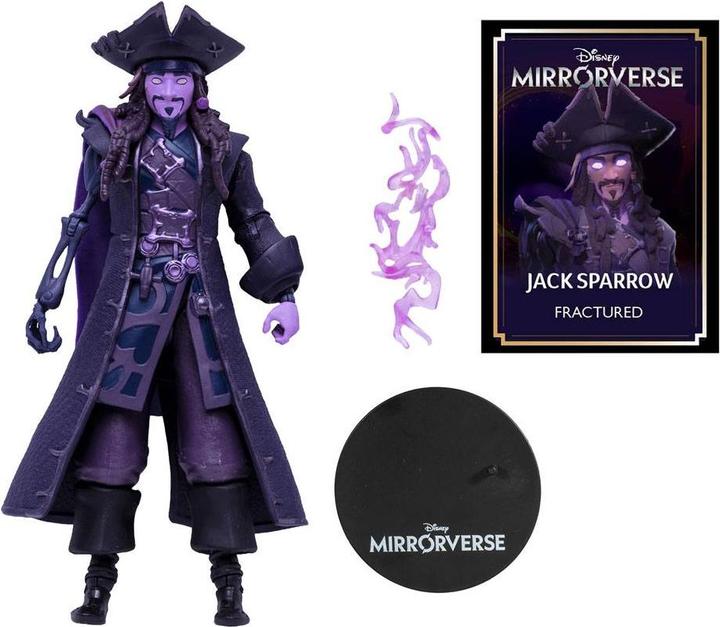 Image du produit McFarlane AF Disney Mirror : Jack Sparrow Fractured 17cm Gold Label