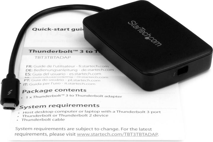 Actual product image StarTech Thunderbolt 3 to (Thunderbolt, 28 cm)