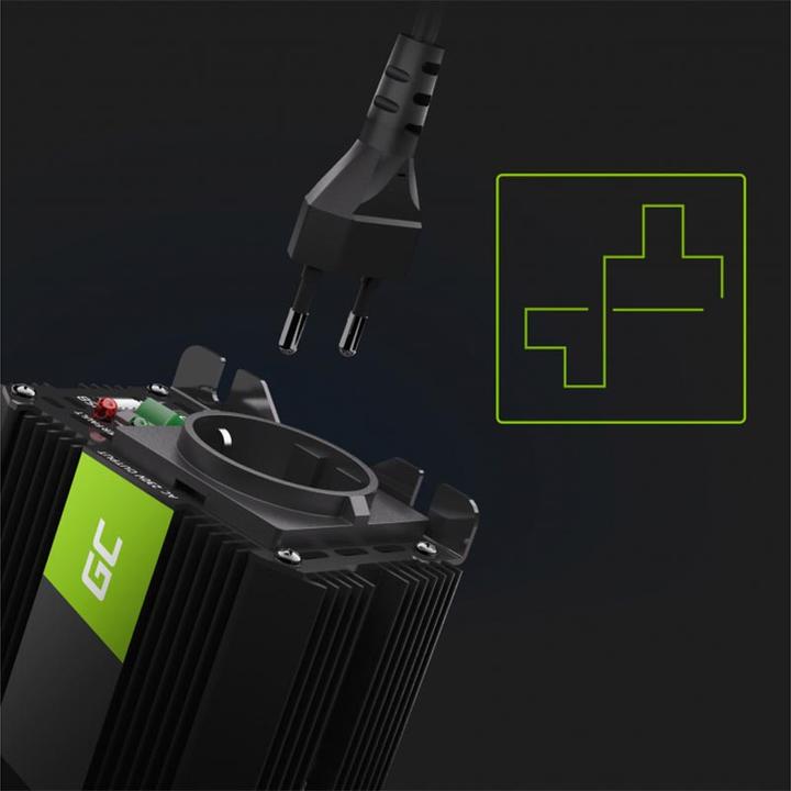 Produktbild GreenCell Car Power Inverter Converter 24V to 230V 500W/1000W with USB