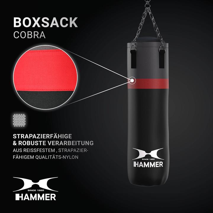 Immagine prodotto Hammer Fitness Sacco da boxe Home Fit Cobra (100 cm, 19 kg)