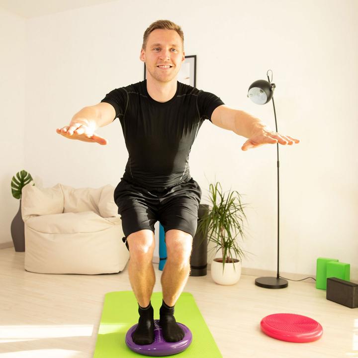 Produktbild Relaxdays Balance Kissen mit Massage-Noppen, 2er-Set