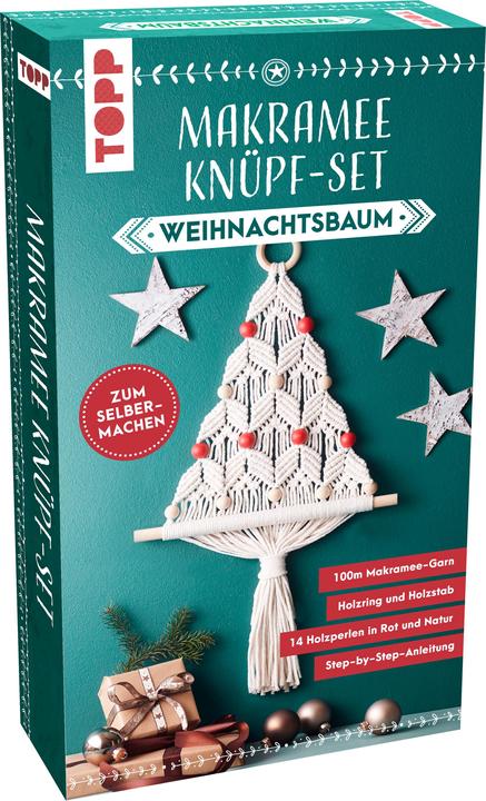 Produktbild Topp Makramee Knüpf-Set Weihnachtsbaum