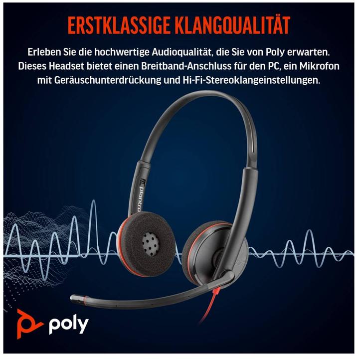 Produktbild Poly BW 3220 STEREO USB-C HS (Kabelgebunden, USB-C)