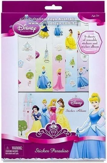 Immagine prodotto Disney Princess Foglio di Adesivi Misura Confezione 6