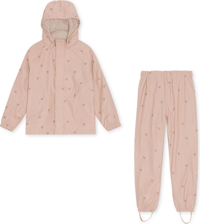 Konges Slojd Regenbekleidungsset Cherry (80)
