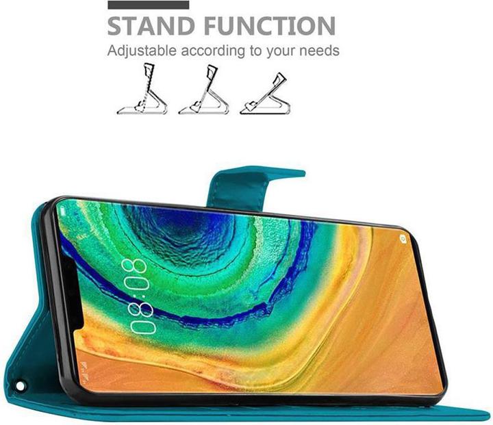 Actual product image Cadorabo Flower Book Cover (Mate 30 Pro)