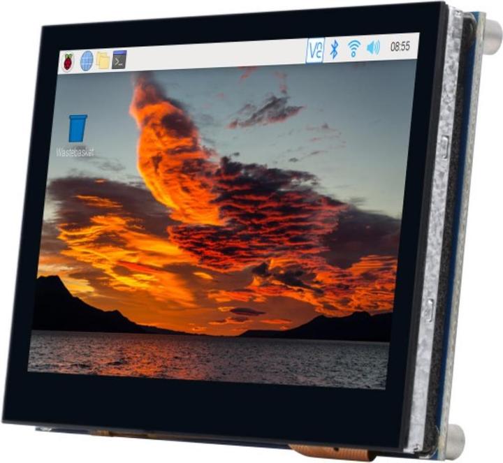 Produktbild WaveShare 4.3inch QLED Capacitive Touch Display für Raspberry Pi DSI Interface 800×480