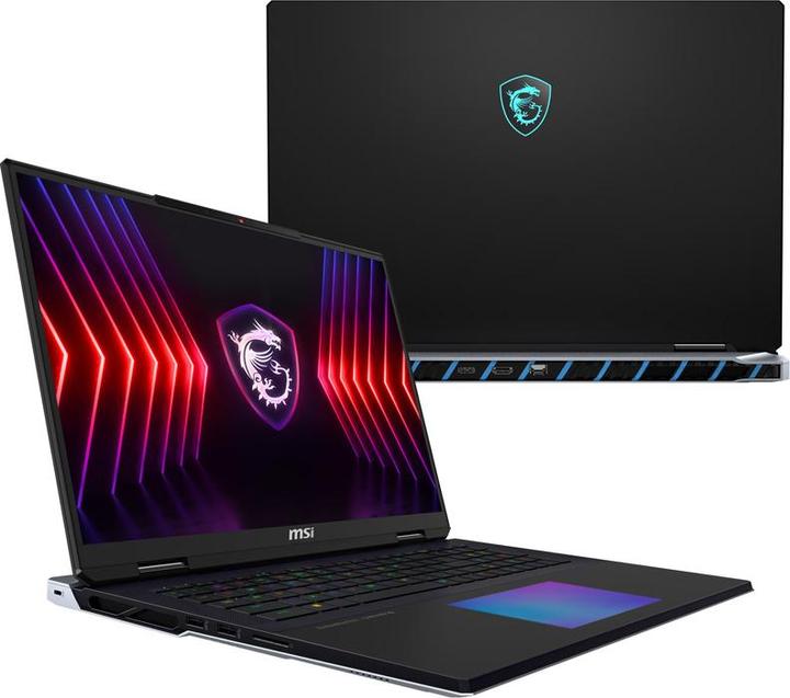Actual product image MSI Titan 18 HX (18", Intel Core i9-14900HX, 64 GB, 4000 GB, DE)
