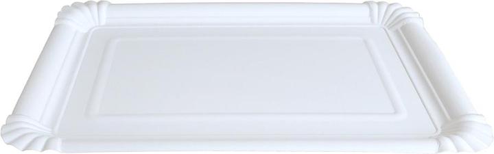 Braun Teller Pappe 20ST weiss (20 x)