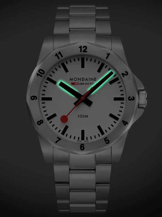 Actual product image Mondaine MSN.4211B.SK Numeri (Swiss made, 42 mm)