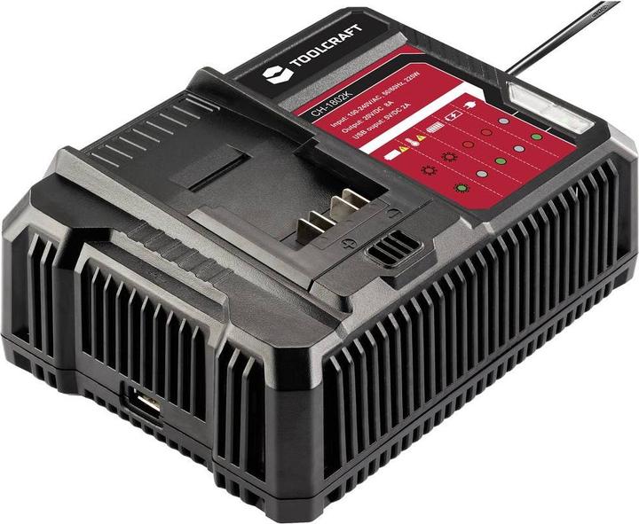 Produktbild Toolcraft ALG-1802 / TAWB-200 Akkupack-Ladegerät (20 V)