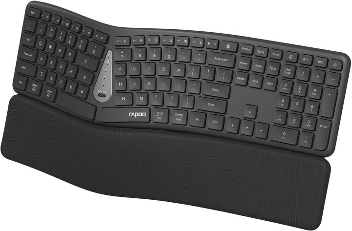 Actual product image Rapoo E8810M Ergonomic Keyboard (CH, Wireless)