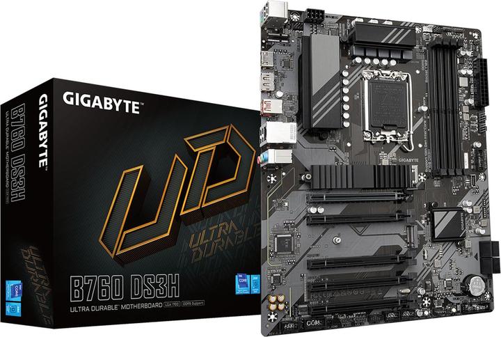 Actual product image Gigabyte B760 DS3H (LGA 1700, Intel B760 Express, ATX)
