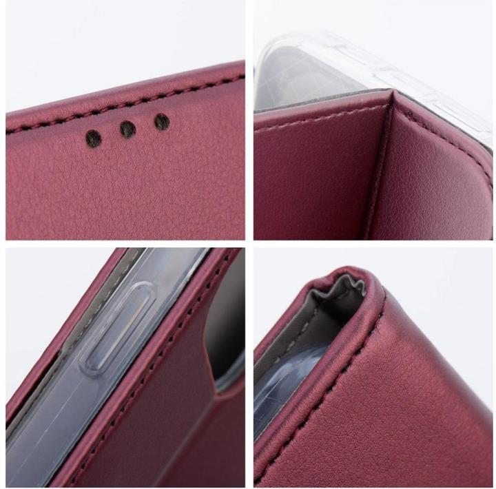 Immagine prodotto OEM Book case SMART MAGNETO Book case for XIAOMI Redmi Note 13 Pro Plus 5G burgundy (Xiaomi Redmi Note 13 Pro 5G)