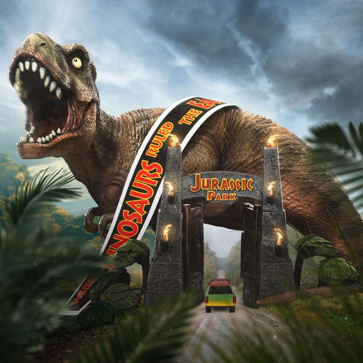 Immagine prodotto Iron Studios Jurassic Park Mini Co. Figura in PVC T-Rex Illusion Deluxe 15 cm