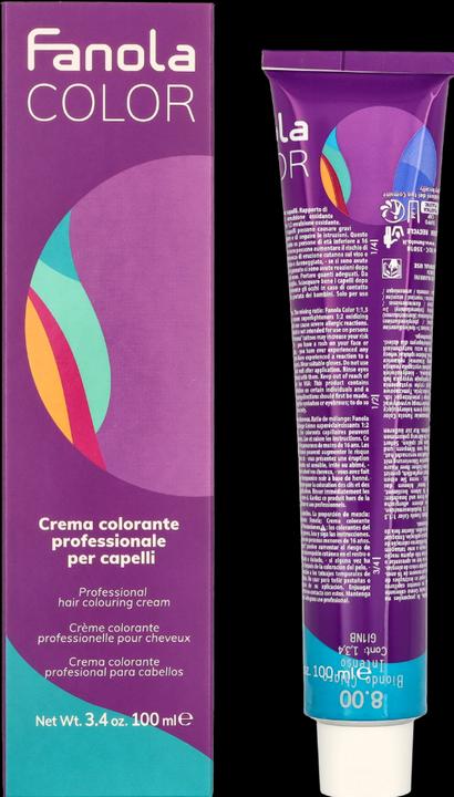 Immagine prodotto Fanola 8*00 Rubio Claro Intenso 100ml (8,00 Biondo chiaro intenso)