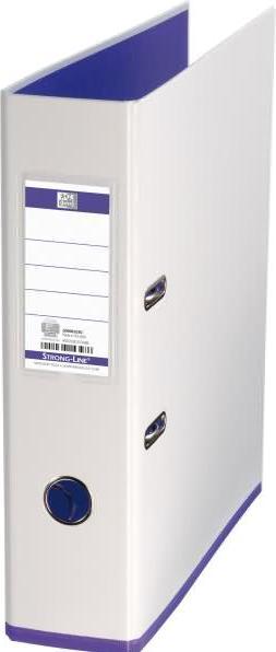 Elba Folder myColour, spine width: 80 mm, white-purple DIN A4, outside cover (A4, 80 mm, 1 Piece)