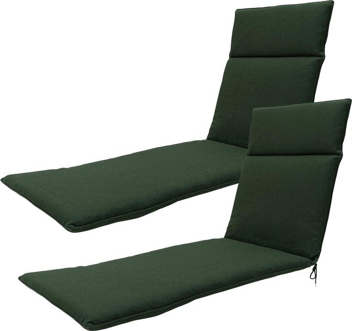 Natura Punto Liegen-Auflage by Madison recycled, 2er Set (190 x 60 cm)