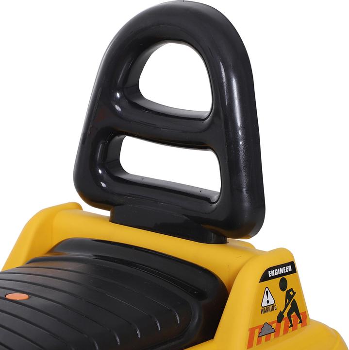 Image du produit Homcom Tracteur à pédales avec espace de rangement