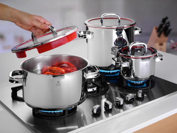 Immagine prodotto WMF Set di pentole (24 cm, Set di pentole e padelle da cucina, Acciaio inossidabile)