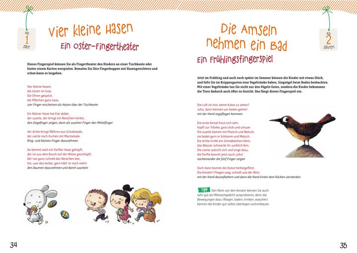 Actual product image Neue Fingerspiele für Krippenkinder (German, Suse Klein, 2022)